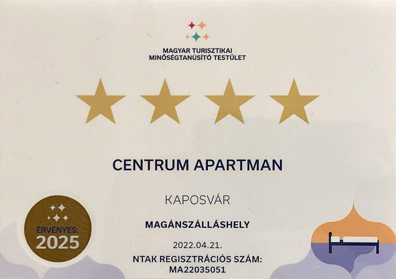 Centrum Apartman Kaposvár Exterior foto